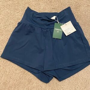 HALARA Women's Athletic Shorts in Deep Blue 3” NWT M